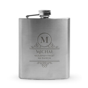 Personalisierter Flachmann