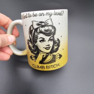 Eine Tasse für eine charakterstarke Frau. :)