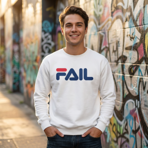 Hoodie mit satirischer Grafik – individuell konfigurierbar
